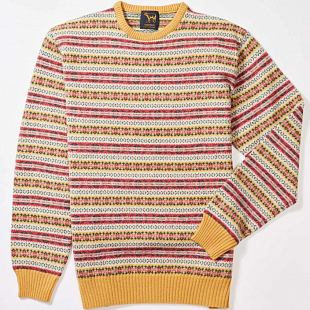 2Картинка Osborne Lambswool Fair Isle Crew Neck Col2